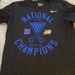 Duke Blue devils 2015 National Champions T-shirt